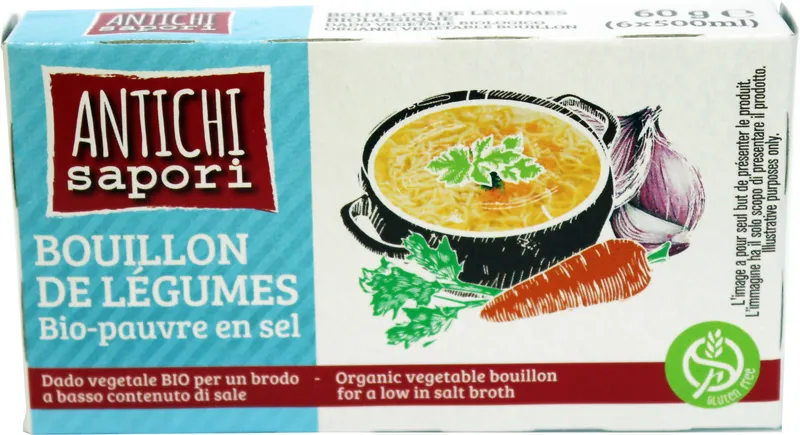 Zangrando Polévkový bujón se sníženým obsahem soli 60 g BIO